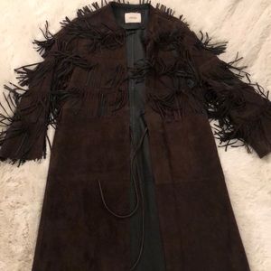 Leather suede coat ,, Dorothee Schumacher